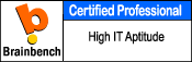 High IT Aptitude Certification, Brainbench